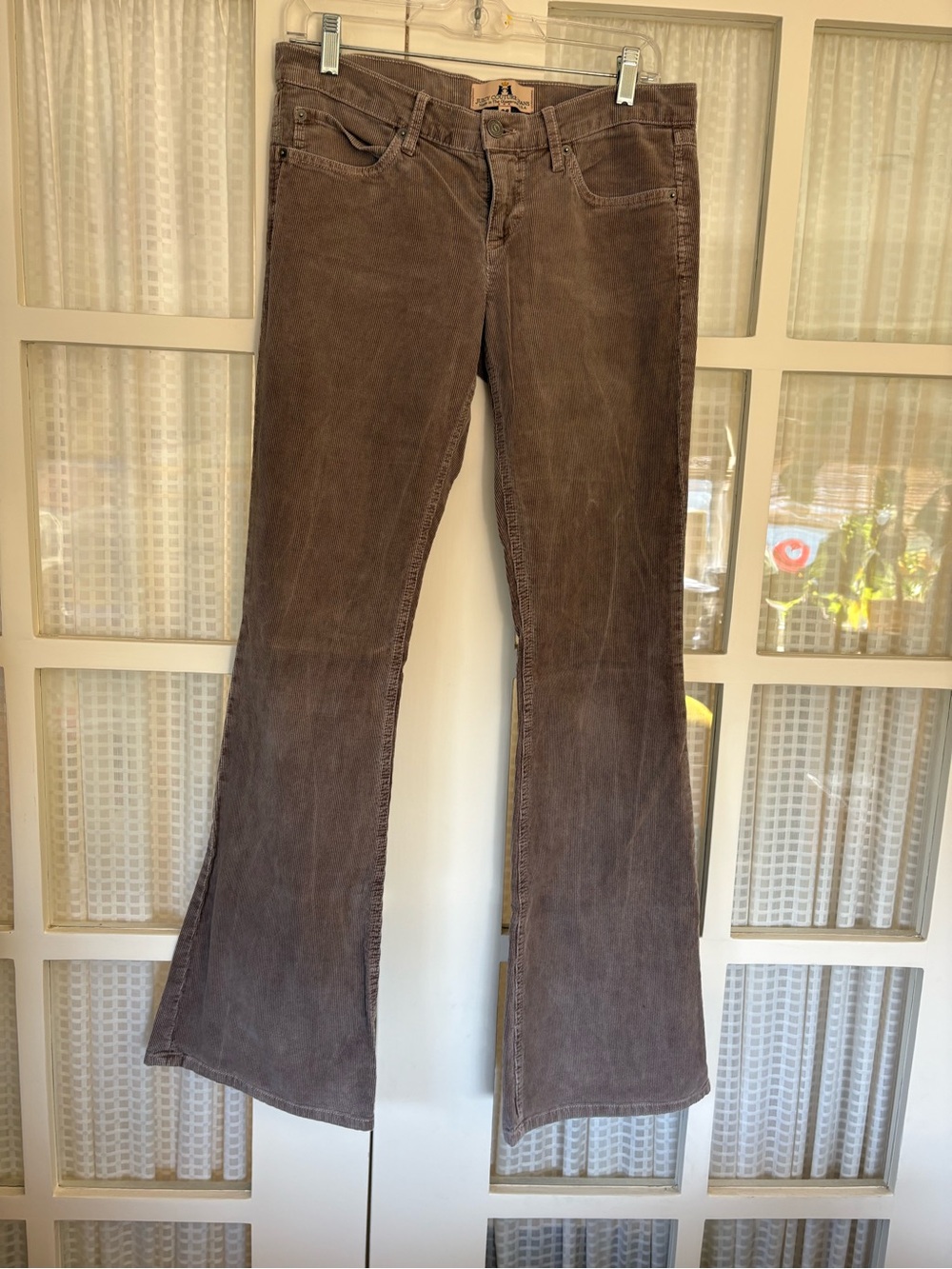 Juicy Couture Corduroy Jeans in Muted Taupe - Picture 3 of 9
